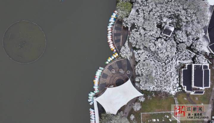 ?湖州：雪绘大地 美景如画